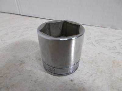 #ad Snap On FS321 Shallow Chrome Socket 3 8quot; Drive 6pt. 1quot; USA Z 1 $21.95