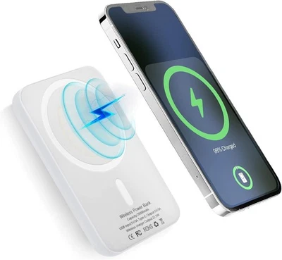 CECARO GROUP Power Bank 20000mAh Mini Wireless Magnetico 22.5W Ricarica Rapida