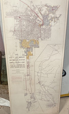 1930 Map of Los Angeles Bureau of Power and L...