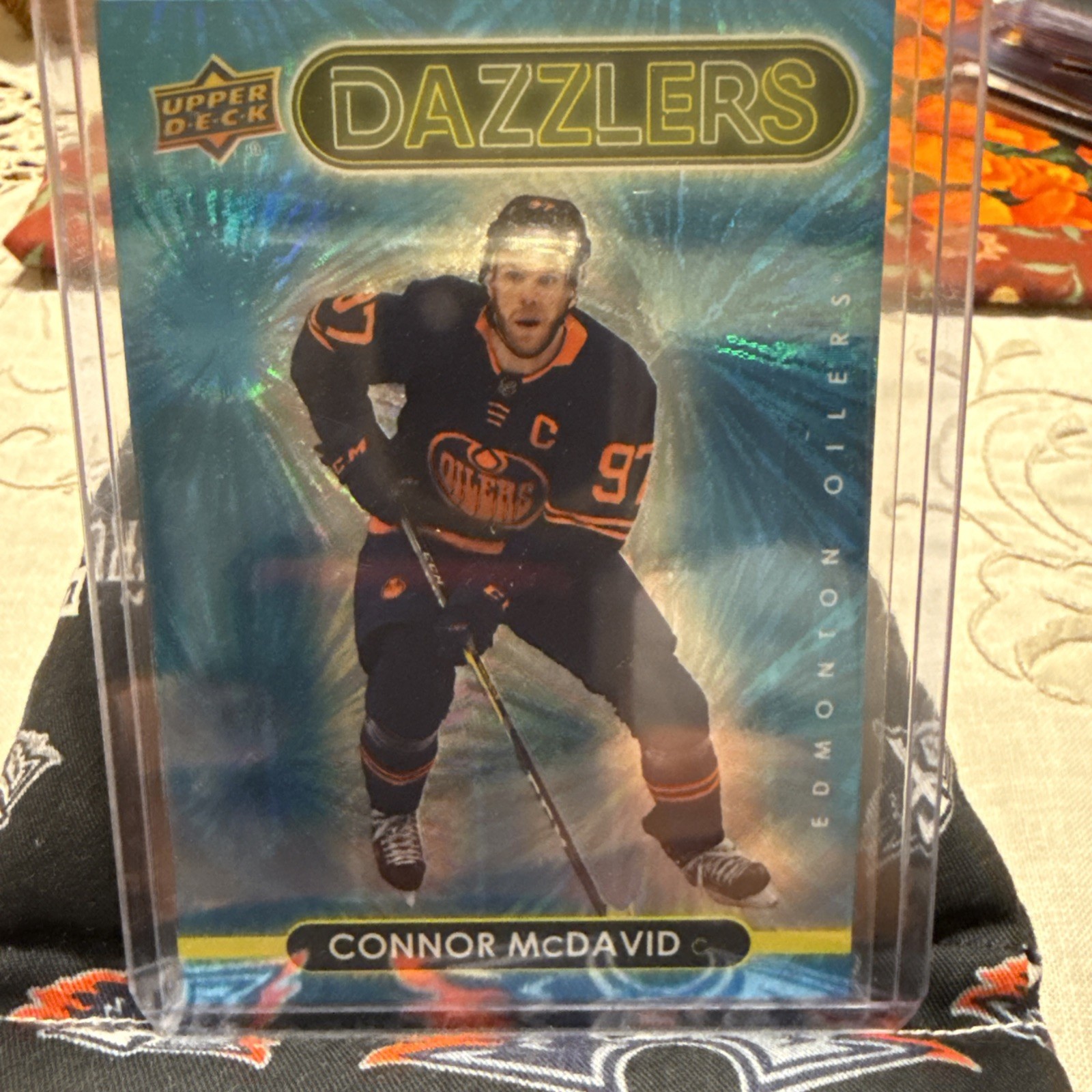 2021-22 Upper Deck #DZ-19 Connor McDavid Dazzlers Blue
