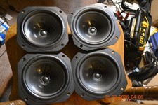 BRAND NEW NEVER USED 4 WOOFERS   FOR B&W DM14 SPEAKERS EXC SOUNDING