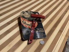 Vintage Edlund Tear Strip Can Opener Red
