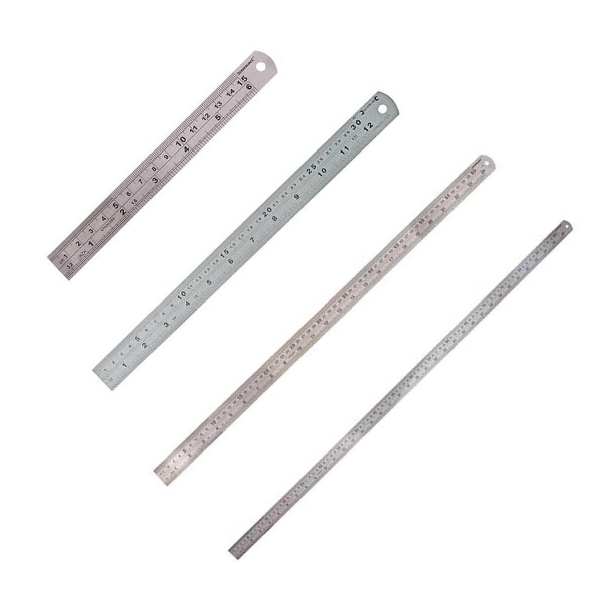 Double Side Metal Ruler Stainless Steel- 40