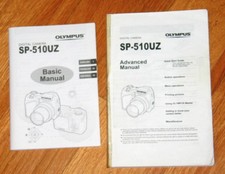 Olympus SP-510UZ digital camera manuals MANUAL ONLY
