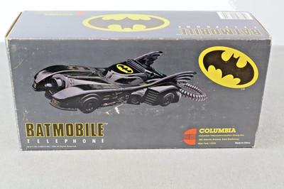 Vintage Batman  Batmobile Telephone Columbia 1990 New in Box