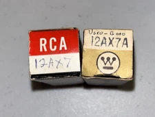 12AX7 & 12AX7A Electronic tubes Untested