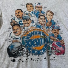 Dallas Cowboys Buffalo Bills Super Bowl NFL Caricature Shirt VK14544