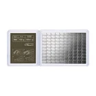 100 x 1g Silver Bar Bar Valcambi CombiBar 999 Fine Silver