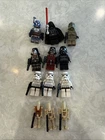 Star Wars Minifigures Lot Of 12 RARE Darth Vader Mandalorian Stormtrooper Etc