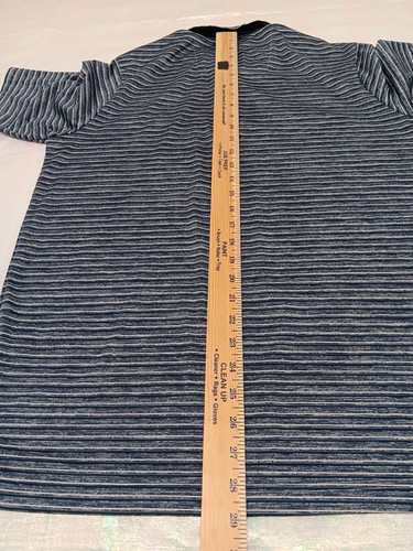ANTIGUA MENS MEDIUM BLUE STRIPES SEATTLE SEAHAWKS GOLF POLO SHIRT - Picture 13 of 13