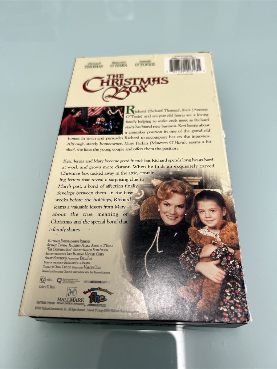 The Christmas Box VHS Artisan Hallmark Movie OOP Out Of