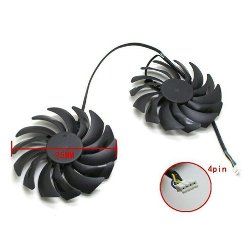 harayaa 92mm Graphics Card Cooling Fan for Video Card Cooler for MSI GTX1080Ti - Picture 2 of 6
