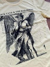 Nick Cave and The Bad Seeds tee T SHIRT Size S-5XL White Men EG1114