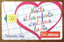 TELECARTE 5U NESTLÉ RÉF PHONECOTE Gn254A PHONE CARD SCHEDA CARTE TELEFONKARTE