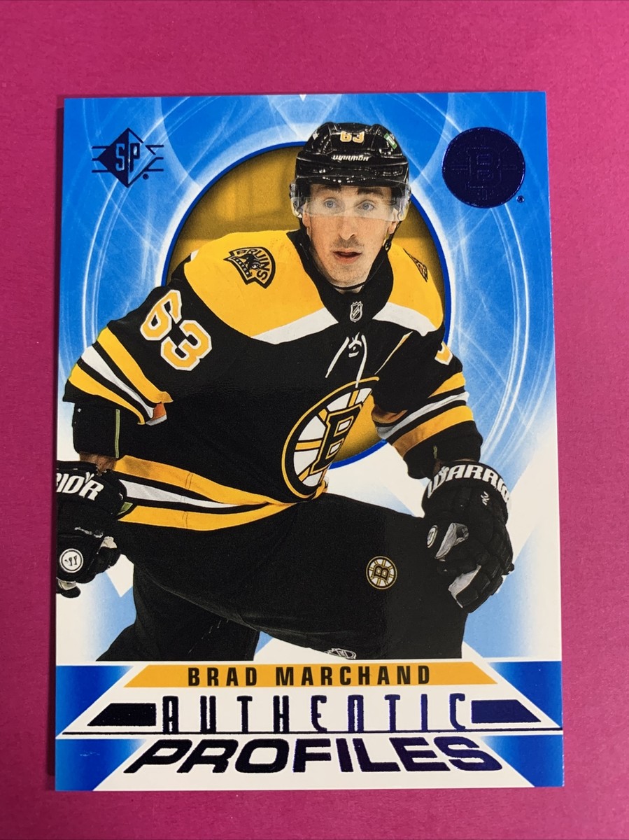 🐶 Brad Marchand - 2020-21 Upper Deck SP- #AP-7 - Authentic