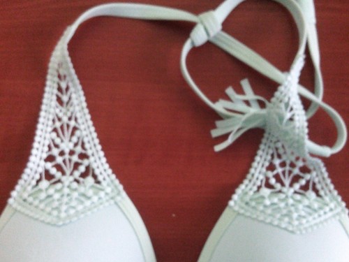 BNWT new look mint green pretty bikini top bra size usa 4 uk 8 euro 36 - Picture 2 of 5