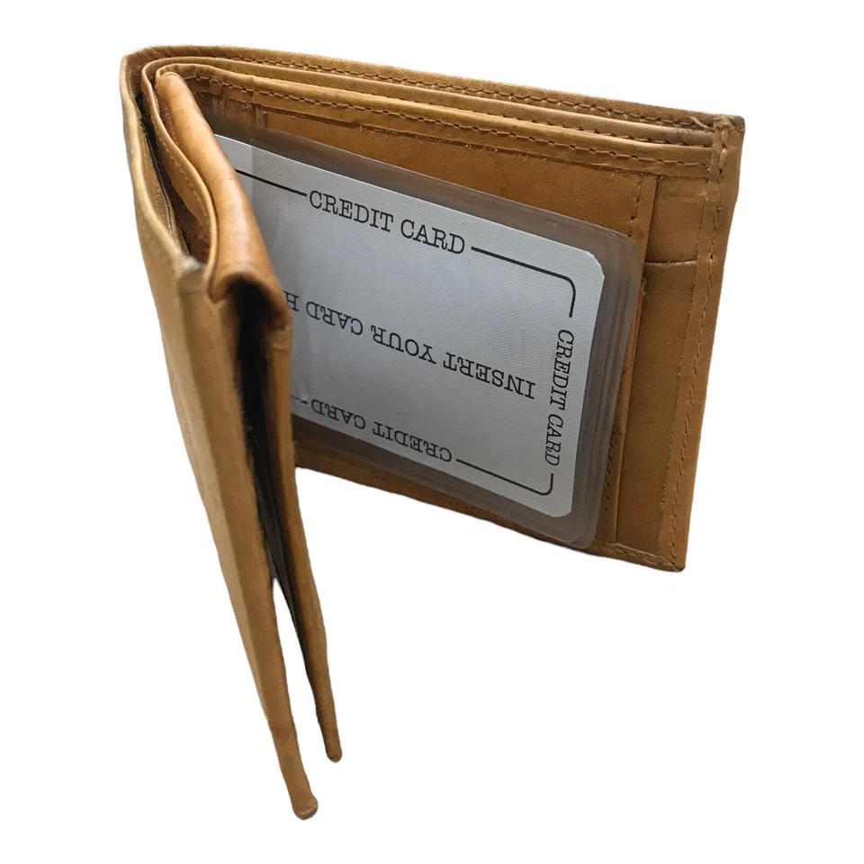 Cartera plegable de cuero genuino con licencia oficial de los LA Lakers de la NBA Foto 3 de 3