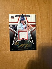 2025 Panini Stars & Stripes - Ethan McElvain - Collegiate Black Gold Auto Relic