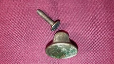 Small Vintage Concave Knob 7/8" dia. Hardware