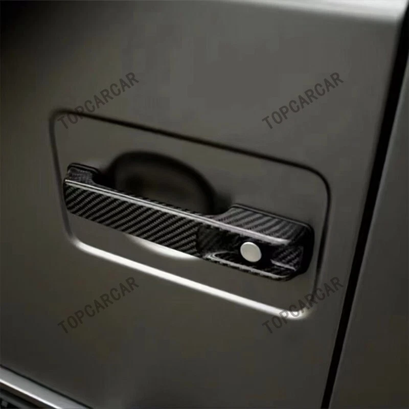 for Mercedes Benz G class CARBON door HANDLE COVER TRIM for G63 w463 w464 w463a - Image 2 of 4