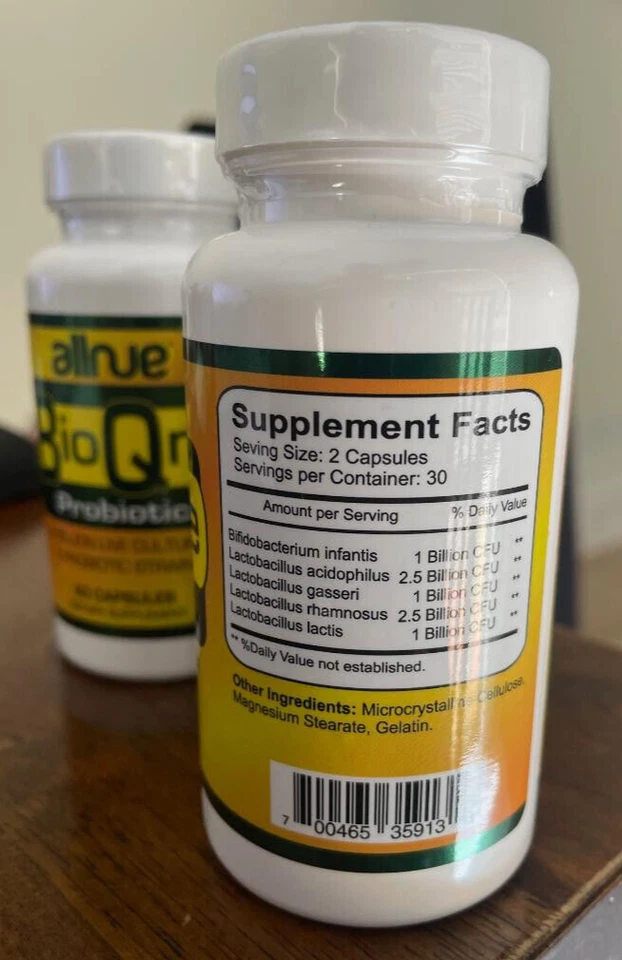 3 BioQre Probiótico Bacticcontrol Apoyo Bacterium Cure Bacticure Control 60 PAC Foto 3 de 4