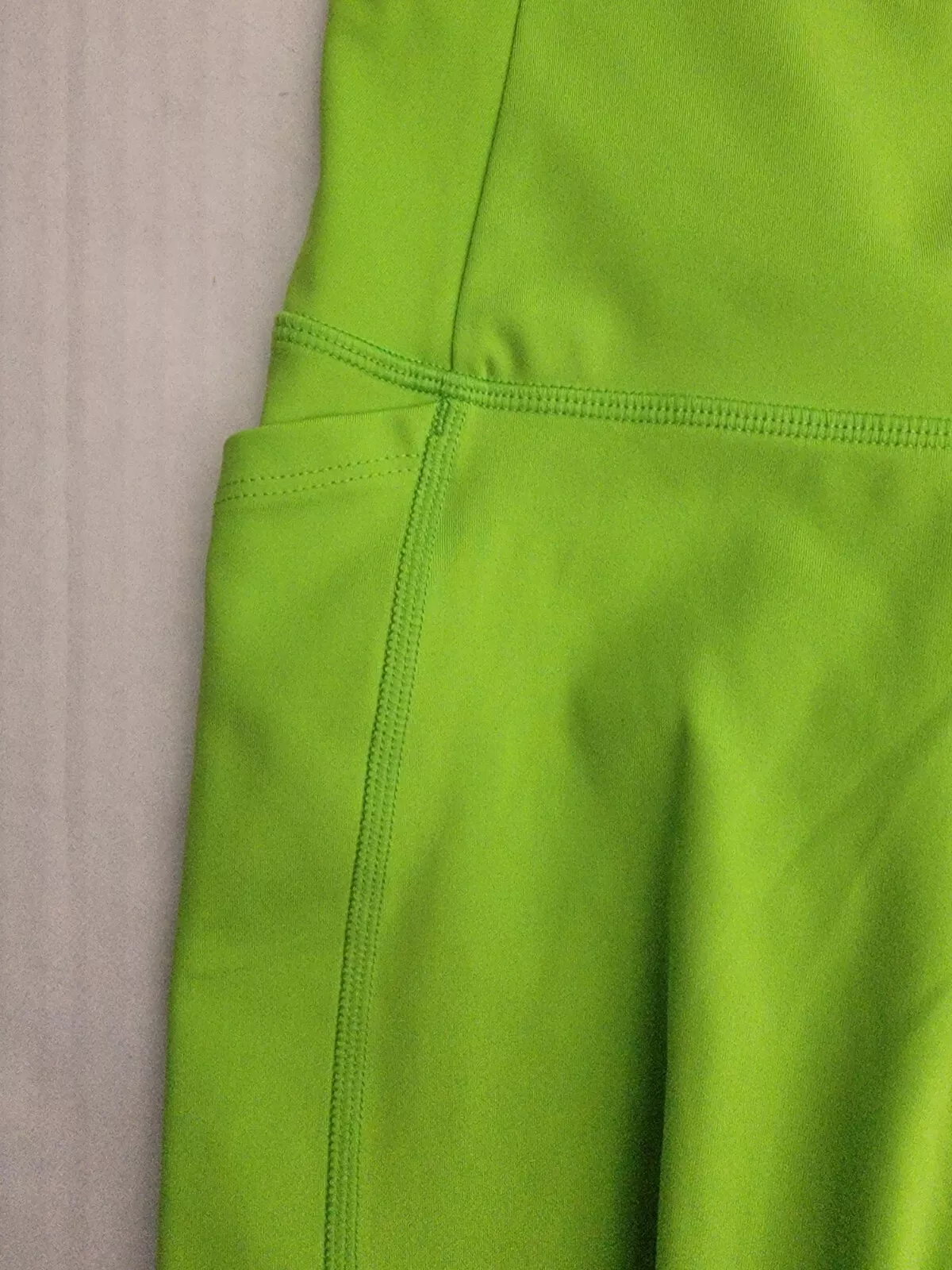 girlfriend-collective compression high rise side pockets shorts