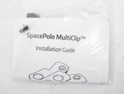 SpacePole ERG-SPMCL001 SpacePole MultiClip To Attach To DuraTile Low Profile