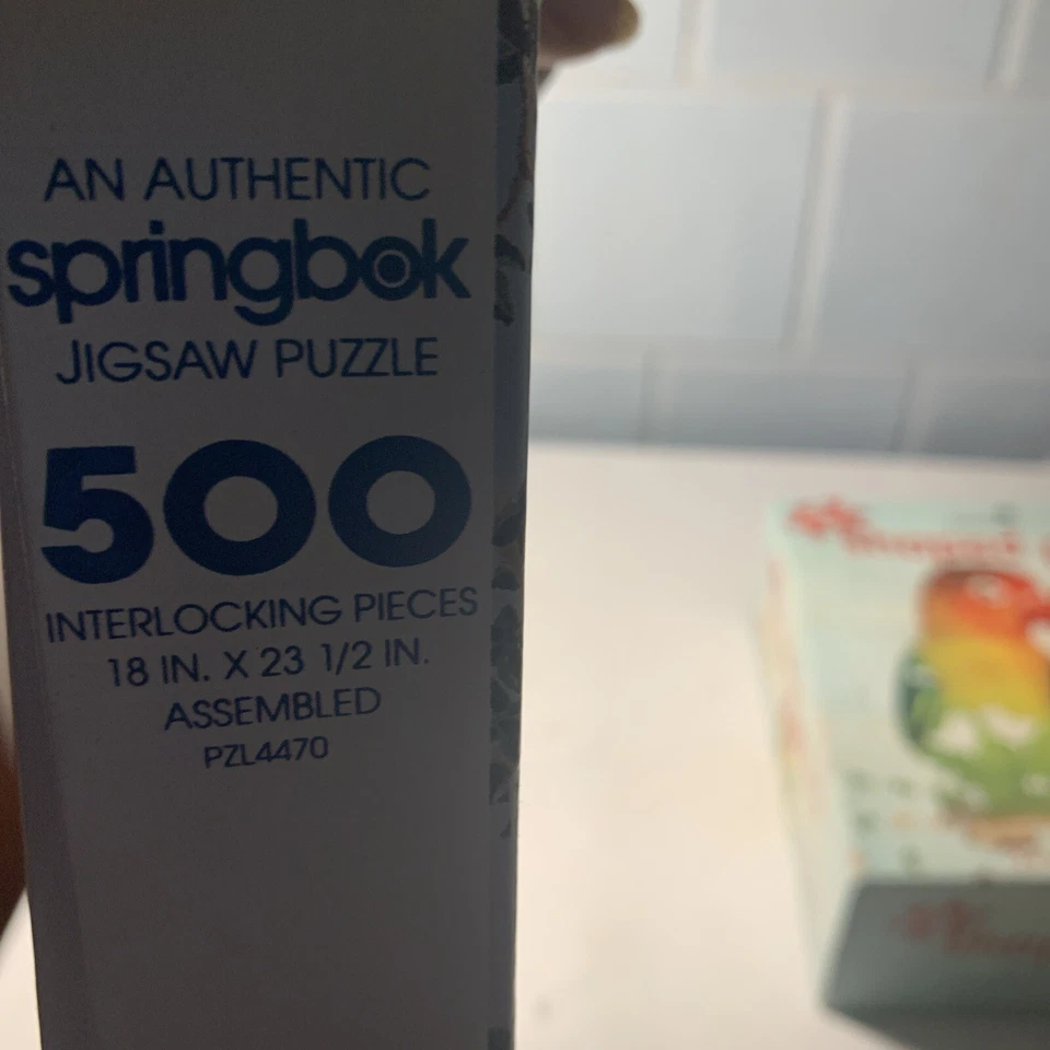 Springbok 500 Pc Vintage Birds of a Feather"& Shaped Puzzle - Image 4 of 4