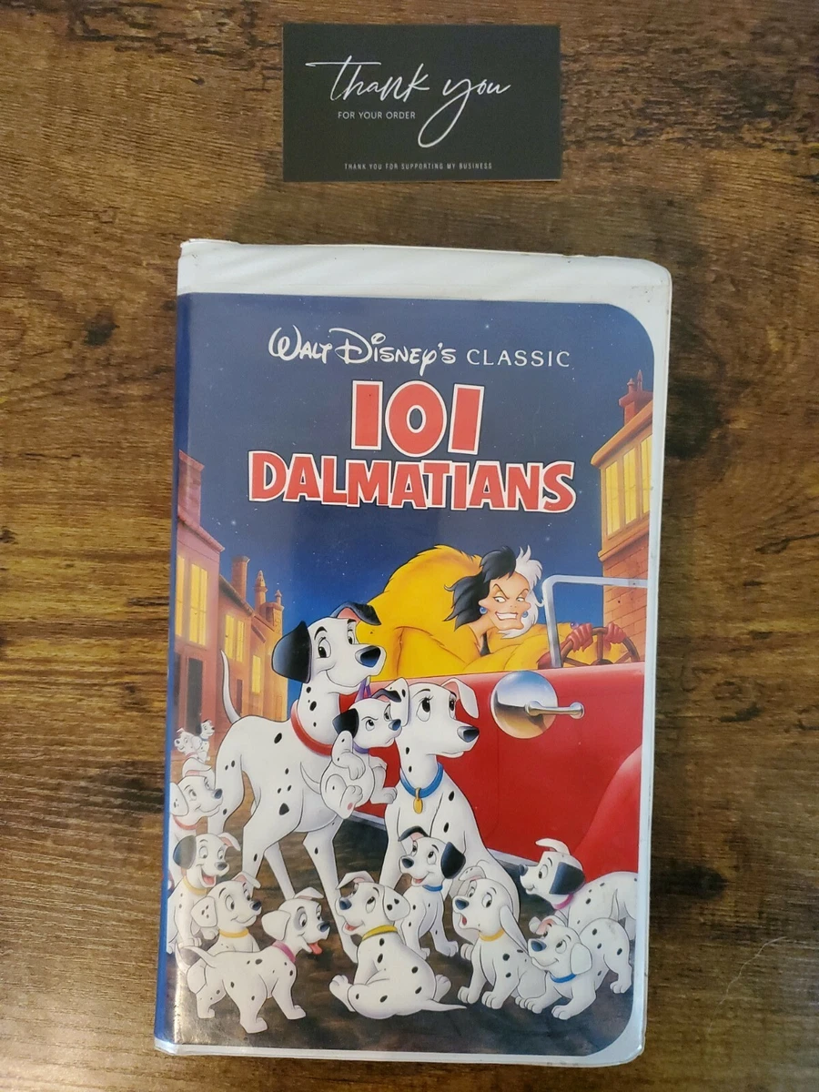 101 dalmatians black diamond vhs 1263