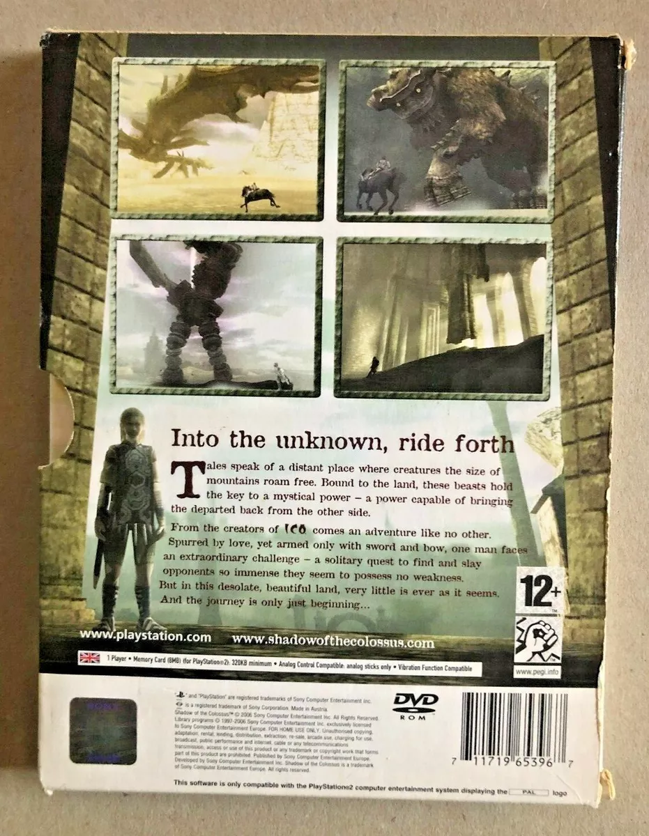 Shadow Of The Colossus PS1 PS2 PS3 Paper Limited Edition