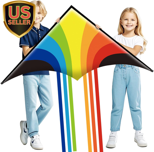 s for Kids Ages 4-8, Large Kite for Adults, Easy to Fly Beach Kites with Hand...