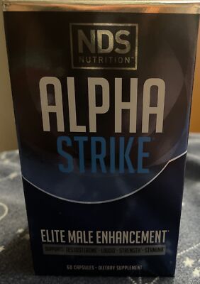 NDS  nutrition ￼ALPHA STRIKE 60Caps Ex10/2024