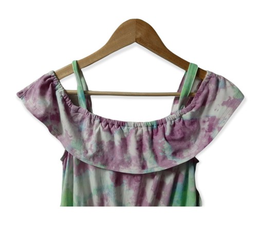 Extreme Me Size 14 Girls Multicolor Tie Dye Jumpsuit NWT - Picture 4 of 9