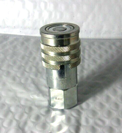 Parker FEM-251-4FP-NL, Hydraulic Female Coupler, 5000 PSI, 1/4-18" Thread, New