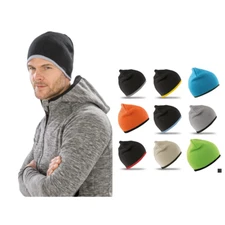Result Winter Essentials Reversible Fashion Fit Hat RC046X - Casual Warm Beanie