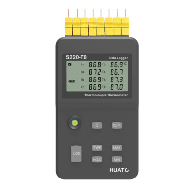 8 Channels Thermocouple Temperature Meter Data Logger K J E T R S N B PCSoftware