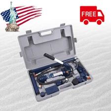 TCE Blue Portable Hydraulic Ram for Auto Body Frame Repair Kit, 4 Ton