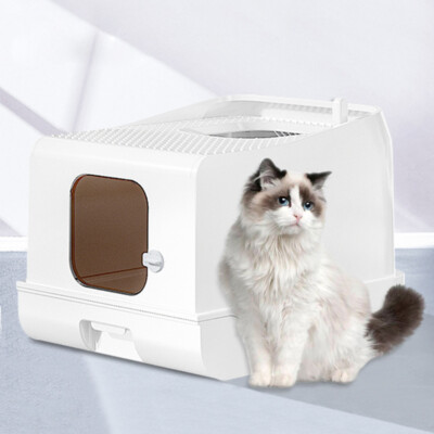 best hidden litter box for cats Rattan Cat Litter Box Enclosure