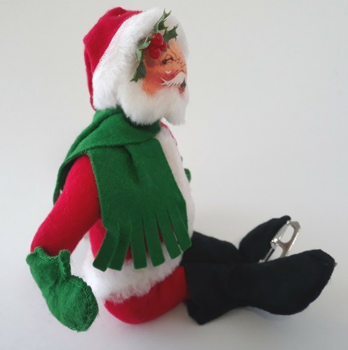 Annalee Santa Plush Skating Poseable Winking Collectible Vintage NWT 7Inch - Picture 10 of 19