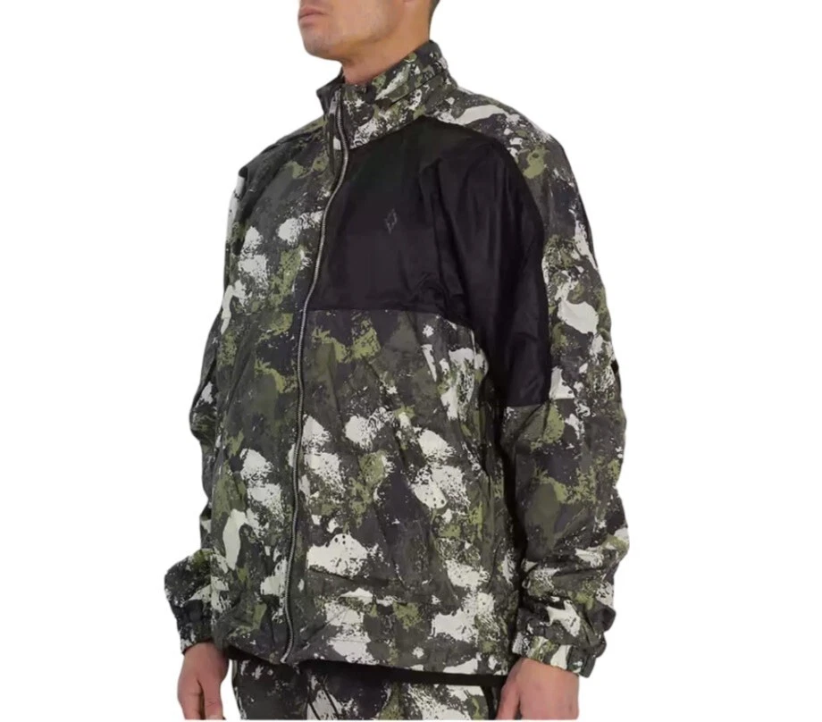 990 美元全新带标签 Marcelo Burlon 米兰乡村迷彩印花标志风衣 — 第 2/4 张图片