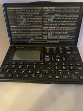 SHARP electronic organizer needs new battery not working