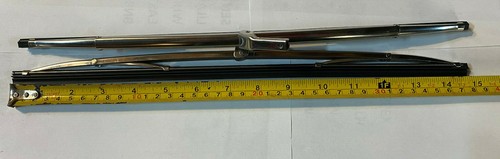 Paar 14"" 15"" Edelstahl nicht Chrom Wischerklingen 7 mm Bajonett klassischer FREITRÄGER - Bild 2 von 3
