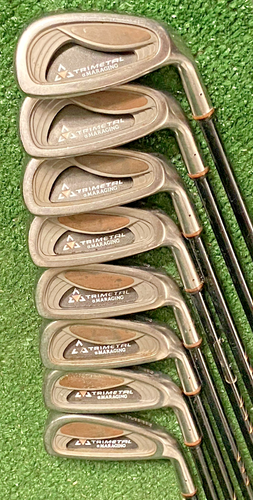 Orlimar TriMetal Iron Set 3-PW RH Regular Graphite 5i 38" New Midsize Grips Nice - Picture 18 of 18