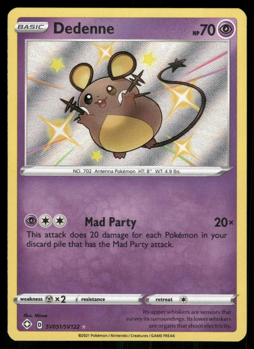 25+ Dedenne SV051/SV122 Shining Fates: Shiny Vault for sale