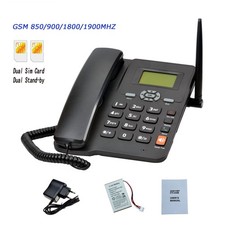 GSM Fixed Wireless Phone Dual SIM Card with Antenna For Office Home Remote Area