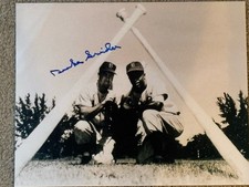 DUKE SNIDER BROOKLYN DODGERS SIGNED AUTOGRAPHED 8X10 HOF 1980 JACKIE ROBINSON!!