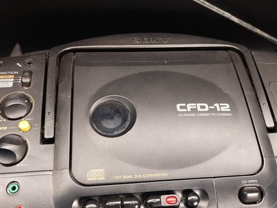 Vintage 1994 Sony CFD-12 Boombox CD Radio Cassette-Corder READ | eBay
