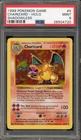 Pokemon Charizard Base Set Shadowless Holo Rare #4 CHIPPED SLAB PSA 9 Mint