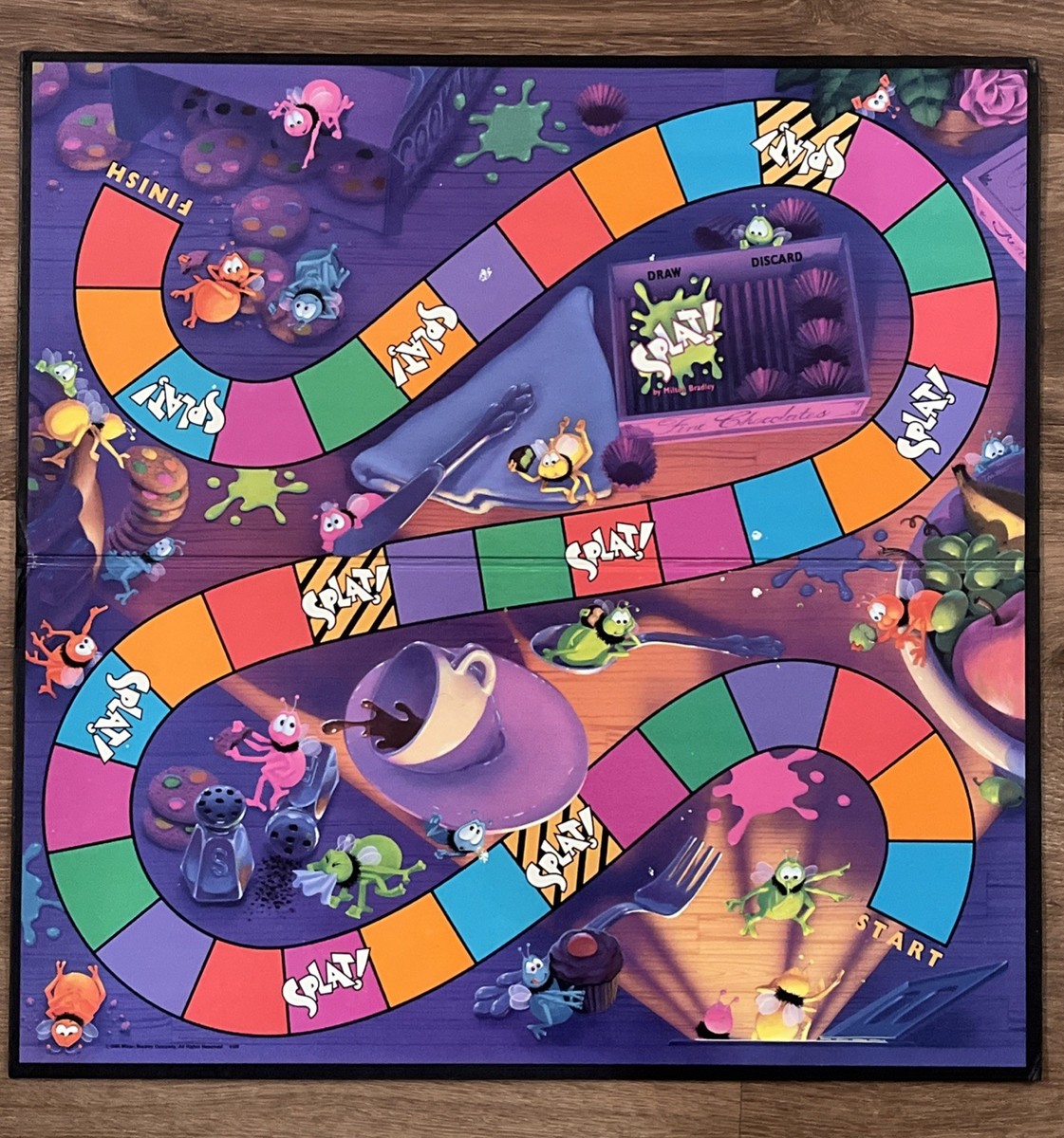 SPLAT! Board Game 1990 Milton Bradley w/ New Dough Vintage Kids