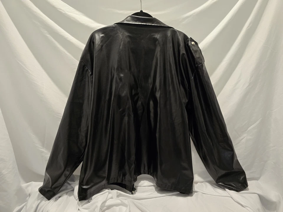 Chaqueta Grease T Pájaros Halloween Años 50 Disfraz Imitación Cuero Ajuste Estándar XL Foto 4 de 4